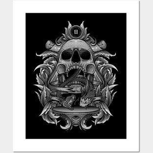 skull Posters and Art